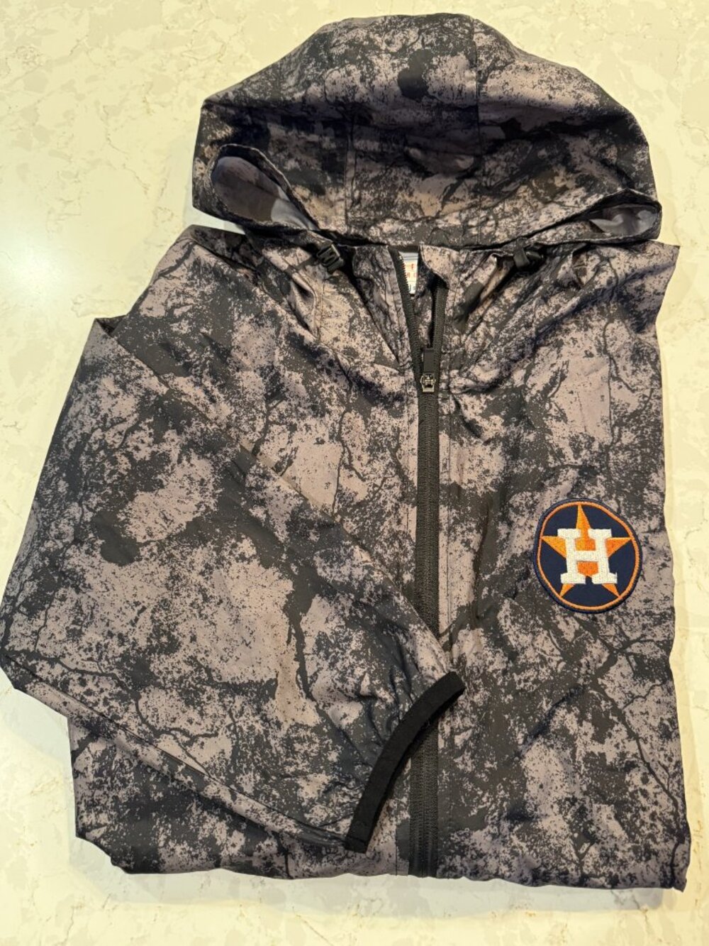 Men's Houston Astros Carl Banks G- lll  Camo Windbreaker